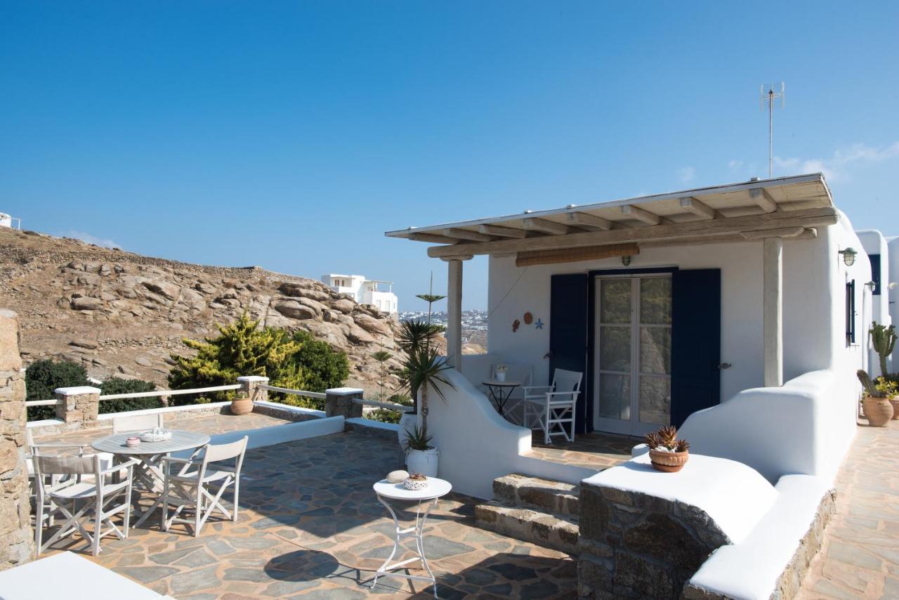 Yalos Mykonos Ornos Pouli Private Apartments W Shared Swimming Pool Mykonos Town Exterior foto