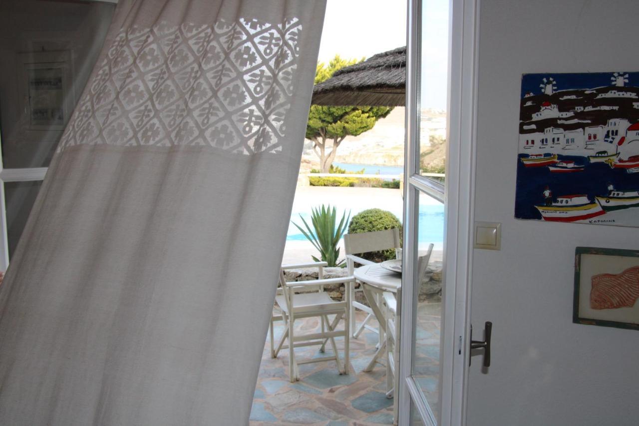 Yalos Mykonos Ornos Pouli Private Apartments W Shared Swimming Pool Mykonos Town Exterior foto