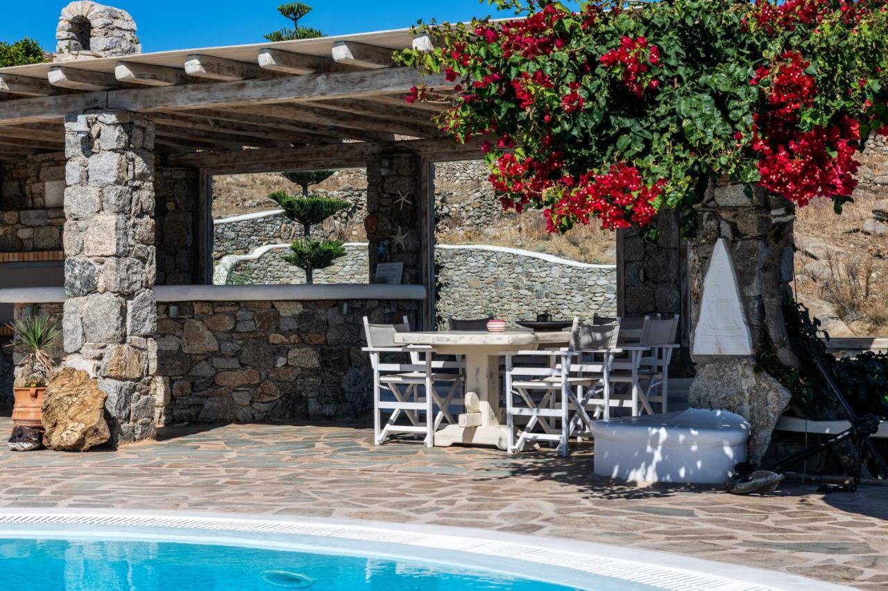 Yalos Mykonos Ornos Pouli Private Apartments W Shared Swimming Pool Mykonos Town Exterior foto