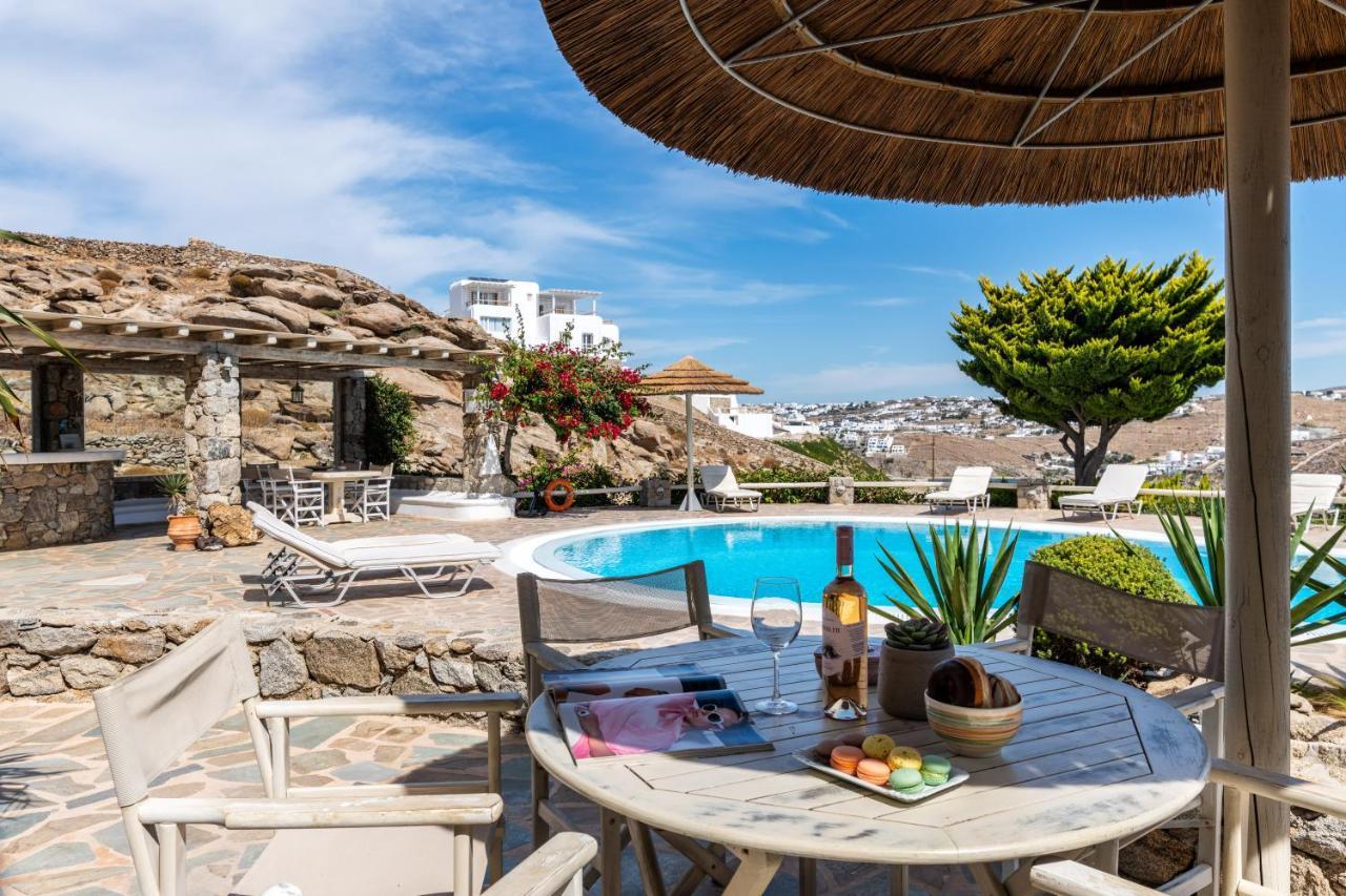 Yalos Mykonos Ornos Pouli Private Apartments W Shared Swimming Pool Mykonos Town Exterior foto