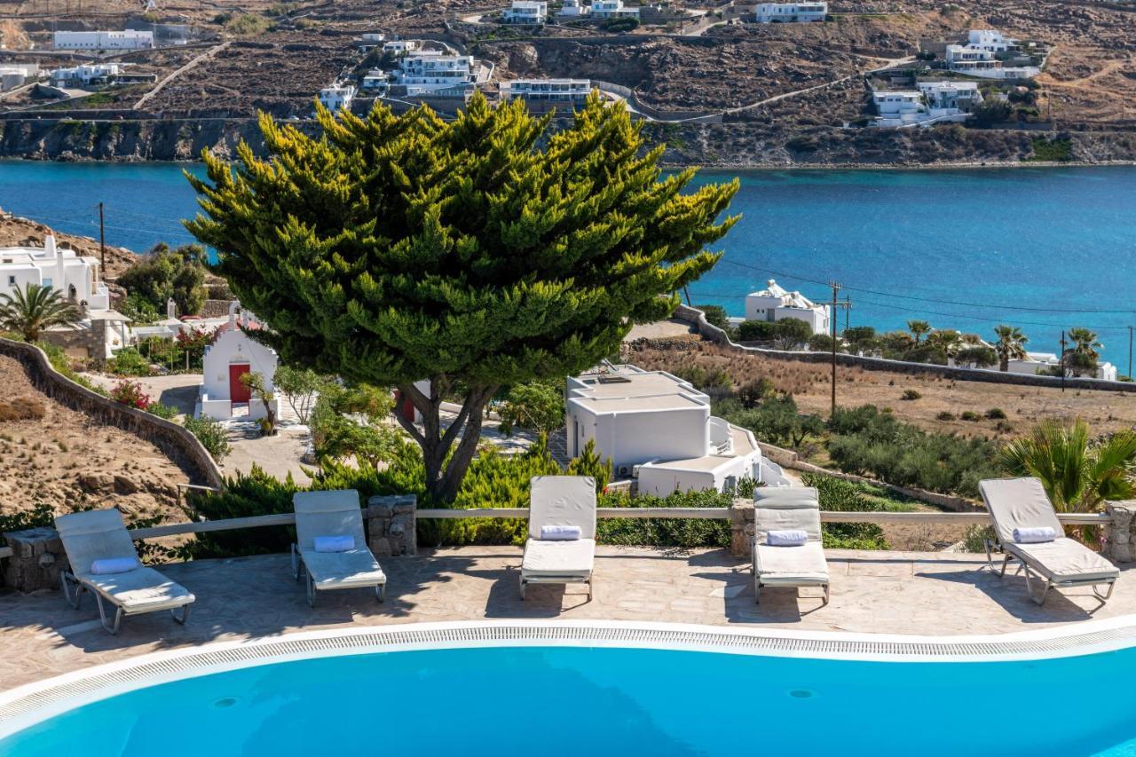 Yalos Mykonos Ornos Pouli Private Apartments W Shared Swimming Pool Mykonos Town Exterior foto