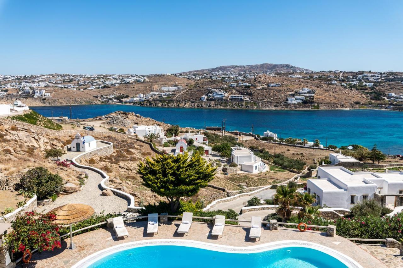 Yalos Mykonos Ornos Pouli Private Apartments W Shared Swimming Pool Mykonos Town Exterior foto